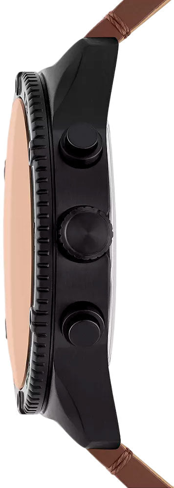 Fossil Brox Multifunction Brown Dial Brown Leather Strap Watch for Men - BQ2802 Buy Now By Fossil