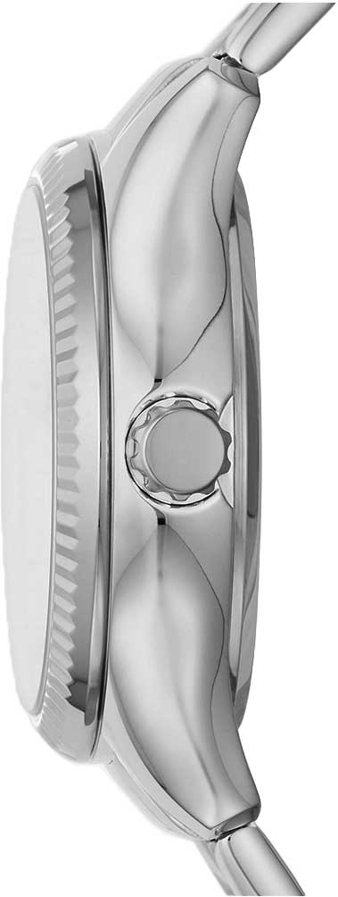 Fossil Rye Automatic Skeleton Silver Dial Silver Steel Strap Watch for Women - BQ3753 Buy Now By Fossil