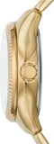 Fossil Rye Automatic Skeleton Gold Dial Gold Steel Strap Watch for Women - BQ3755 Buy Now By Fossil