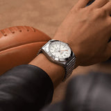 Breitling Chronomat GMT 40 White Dial Silver Steel Strap Watch for Men - A32398101A1A1 Buy Now By Breitling