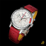 Breitling Top Time B01 Ford Thunderbird White Dial Red Leather Strap Watch for Men - AB01766A1A1X1 Buy Now By Breitling