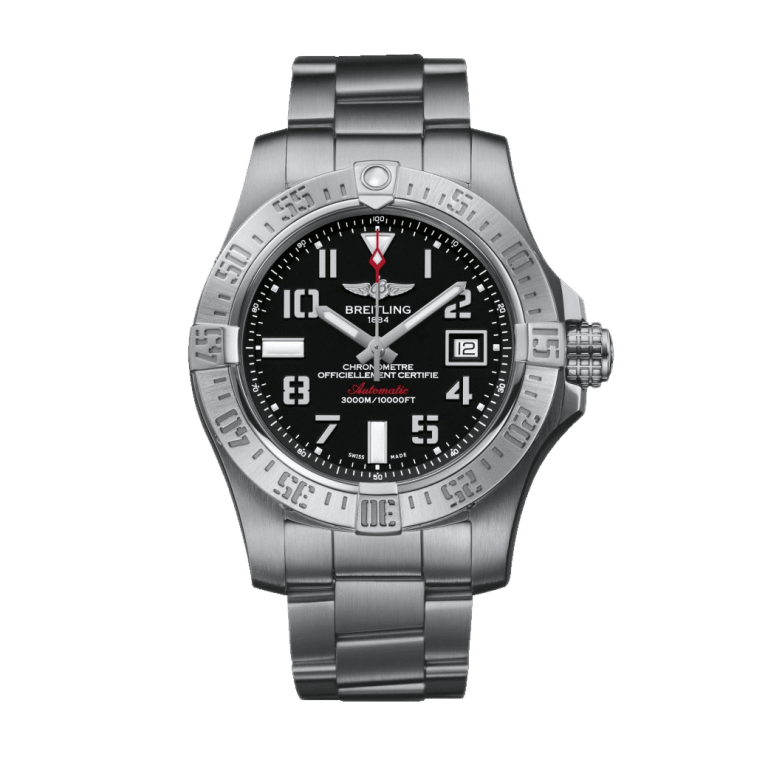 Breitling Avenger II Seawolf Stainless Steel 45mm Black Dial Mens Watch - A1733110/BC31 Buy Now By Breitling