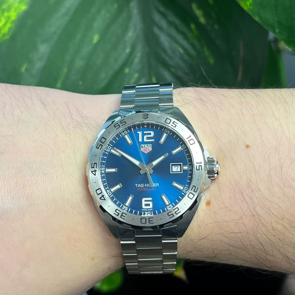 Tag Heuer Formula 1 Blue Dial Silver Steel Strap Watch for Men - WAZ1118.BA0875 Buy Now By Tag Heuer