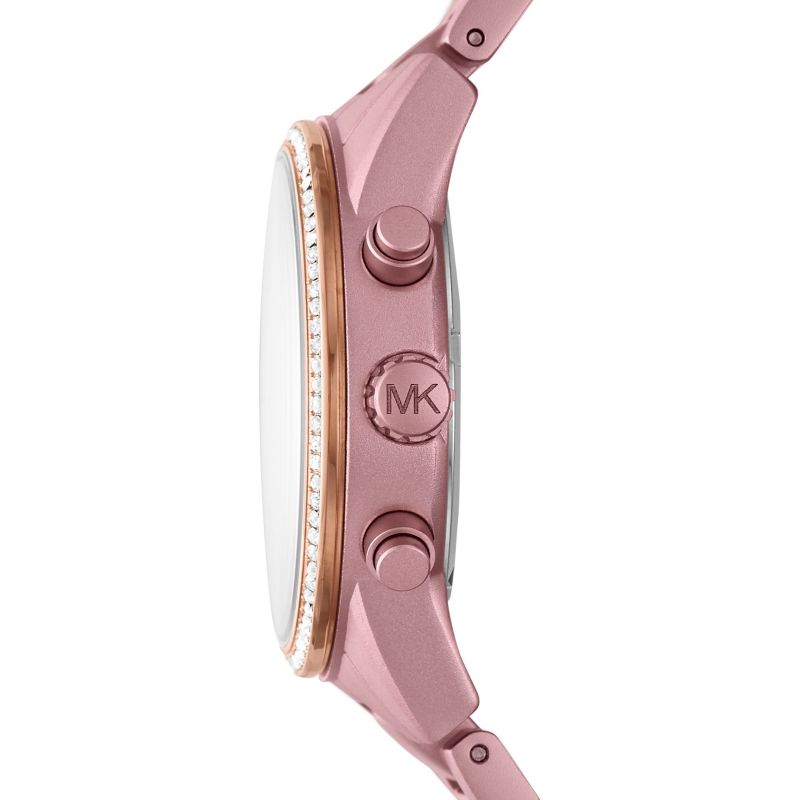 Michael Kors Ritz Chronograph Rose Gold Dial Rose Gold Steel Strap Watch For Women - MK6753 Buy Now By Michael Kors