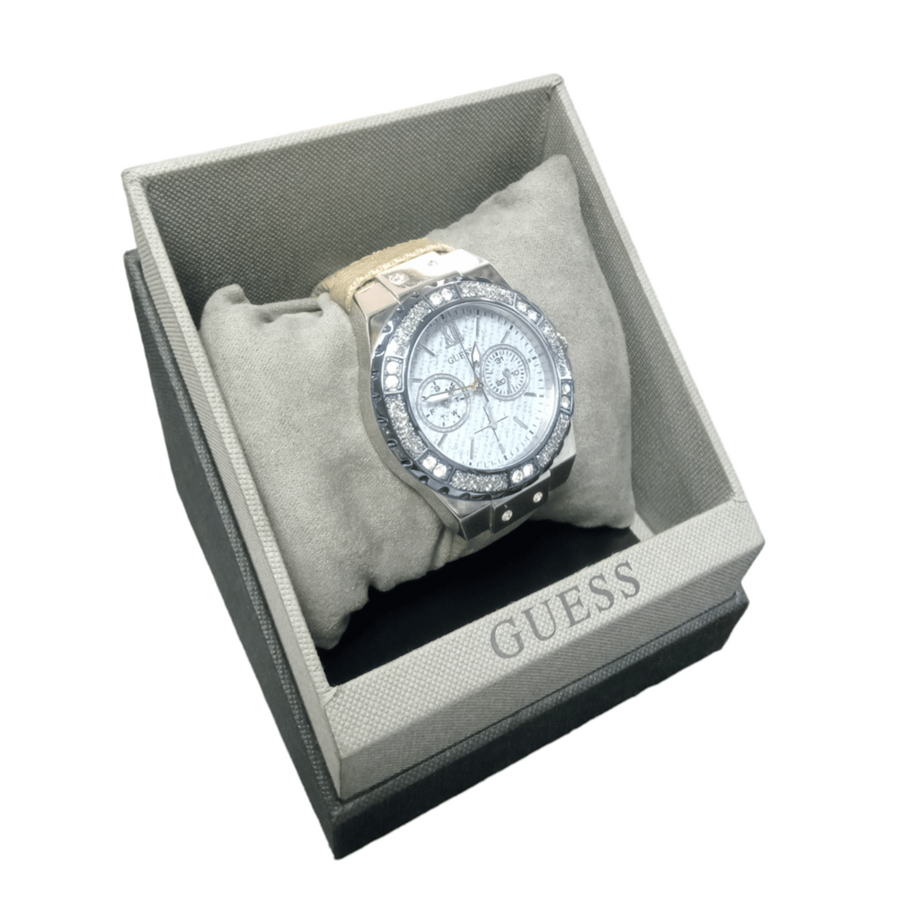 Guess Limelight Quartz Blue Dial Blue Leather Strap Watch For Men - W0775l1 Buy Now By Guess