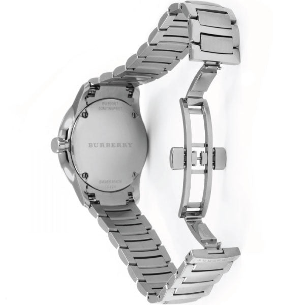 Burberry The Classic Blue Dial Silver Steel Strap Watch for Men - BU10007 Buy Now By Burberry