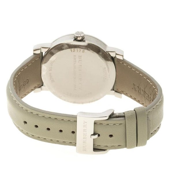 Burberry Heritage Grey Dial Beige Leather Strap Unisex Watch - BU1754 Buy Now By Burberry