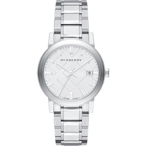 Burberry The City Silver Dial Silver Steel Strap Watch for Women - BU9000 Buy Now By Burberry