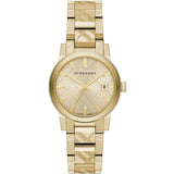 Burberry The City Gold Dial Gold Steel Strap Watch for Women - BU9145 Buy Now By Burberry