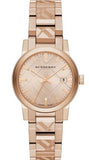 Burberry The City Rose Gold Dial Rose Gold Steel Strap Watch for Women - BU9146 Buy Now By Burberry