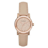 Burberry The City Gold Dial Beige Leather Strap Watch for Women - BU9210 Buy Now By Burberry