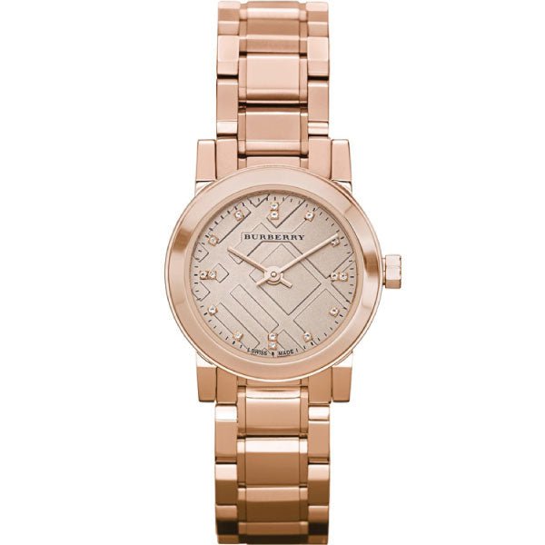 Burberry Heritage Rose Gold Dial Rose Gold Steel Strap Watch for Women - BU9215 Buy Now By Burberry