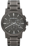 Burberry The City Grey Dial Gunmetal Grey Steel Strap Watch for Men - BU9354 Buy Now By Burberry