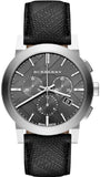 Burberry The City Grey Dial Black Leather Strap Watch for Men - BU9362 Buy Now By Burberry