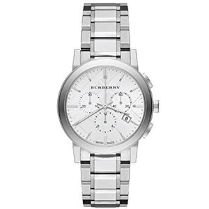 Burberry The City White Dial Silver Steel Strap Watch for Men - BU9750 Buy Now By Burberry
