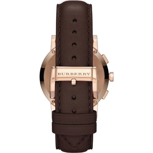 Burberry The City Grey Dial Brown Leather Strap Unisex Watch - BU9755 Buy Now By Burberry