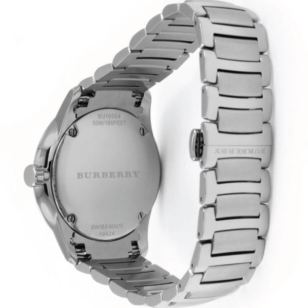Burberry The Classic Silver Dial Silver Steel Strap Watch for Men - BU10004 Buy Now By Burberry