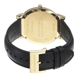 Burberry The City Gold Dial Black Leather Strap Watch for Men - BU2353 Buy Now By Burberry