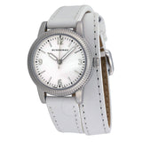 Burberry Utilitarian White Dial White Leather Strap Watch for Women - BU7846 Buy Now By Burberry