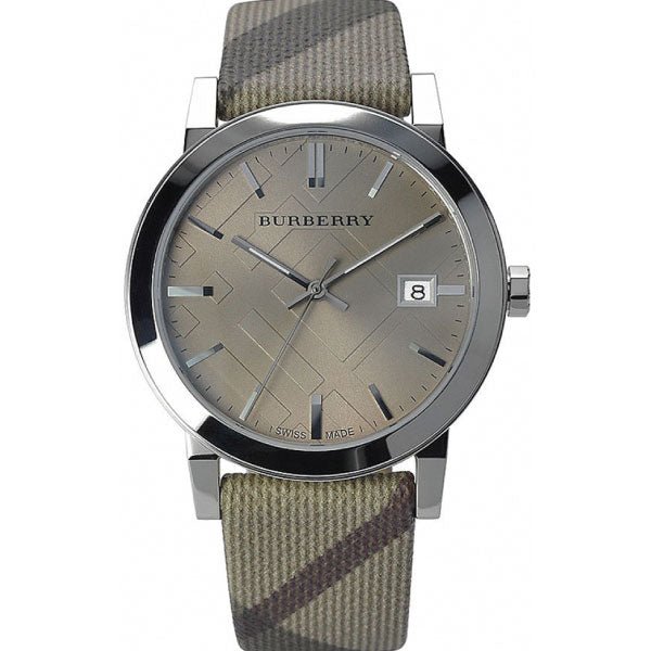Burberry The City Nova Beige Dial Grey Leather Strap Watch for Women - BU9023 Buy Now By Burberry