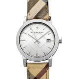 Burberry The City Silver Dial Brown Leather Strap Watch for Women - BU9025 Buy Now By Burberry