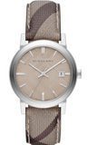Burberry The City Nova Beige Dial Grey Leather Strap Watch for Women - BU9023 Buy Now By Burberry