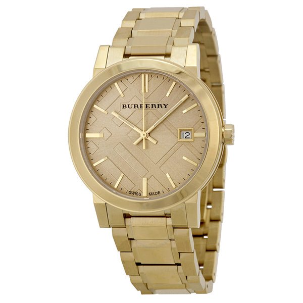 Burberry The City Gold Dial Gold Steel Strap Watch for Women - BU9033 Buy Now By Burberry