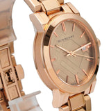 Burberry The City Rose Gold Dial Rose Gold Steel Strap Watch for Women - BU9034 Buy Now By Burberry