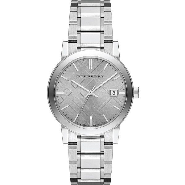 Burberry The City Silver Dial Silver Steel Strap Watch for Women - BU9143 Buy Now By Burberry
