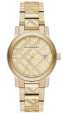 Burberry The City Gold Dial Gold Steel Strap Watch for Men - BU9038 Buy Now By Burberry