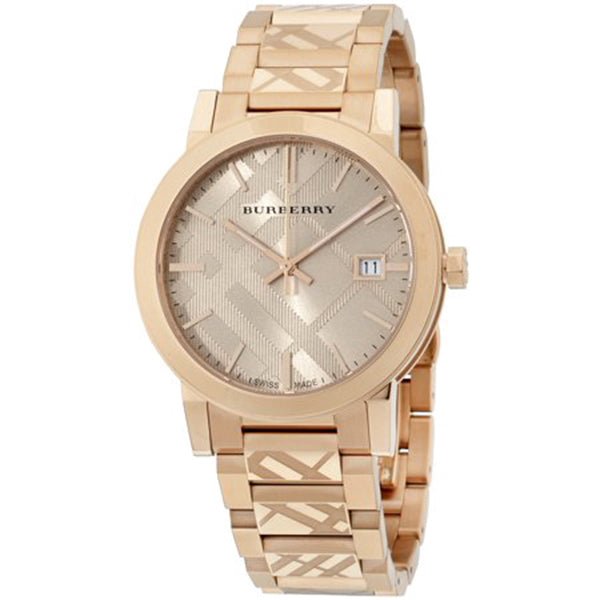 Burberry The City Rose Gold Dial Rose Gold Steel Strap Watch for Women - BU9039 Buy Now By Burberry