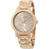 Burberry The City Rose Gold Dial Rose Gold Steel Strap Watch for Women - BU9039 Buy Now By Burberry