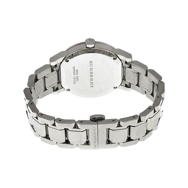 Burberry The City Pink Dial Silver Steel Strap Watch for Women - BU9124 Buy Now By Burberry