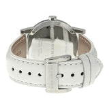 Burberry The City White Dial White Leather Strap Watch for Women - BU9128 Buy Now By Burberry