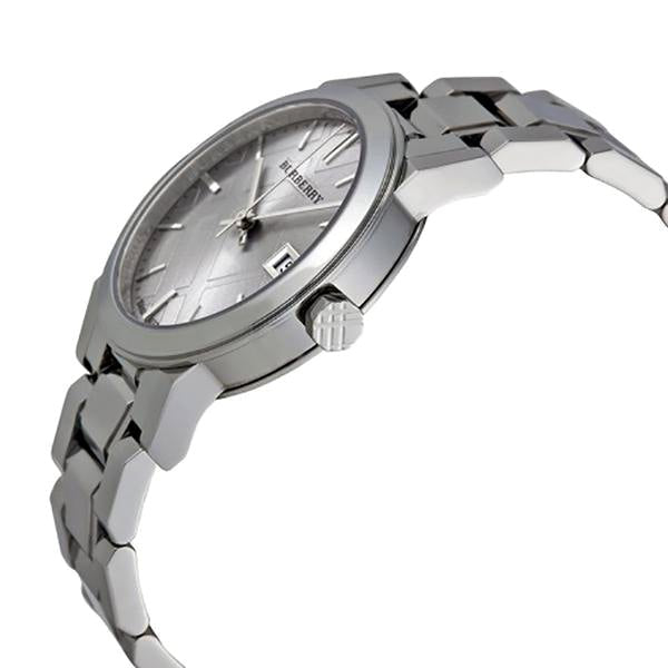 Burberry The City Silver Dial Silver Steel Strap Watch for Women - BU9143 Buy Now By Burberry