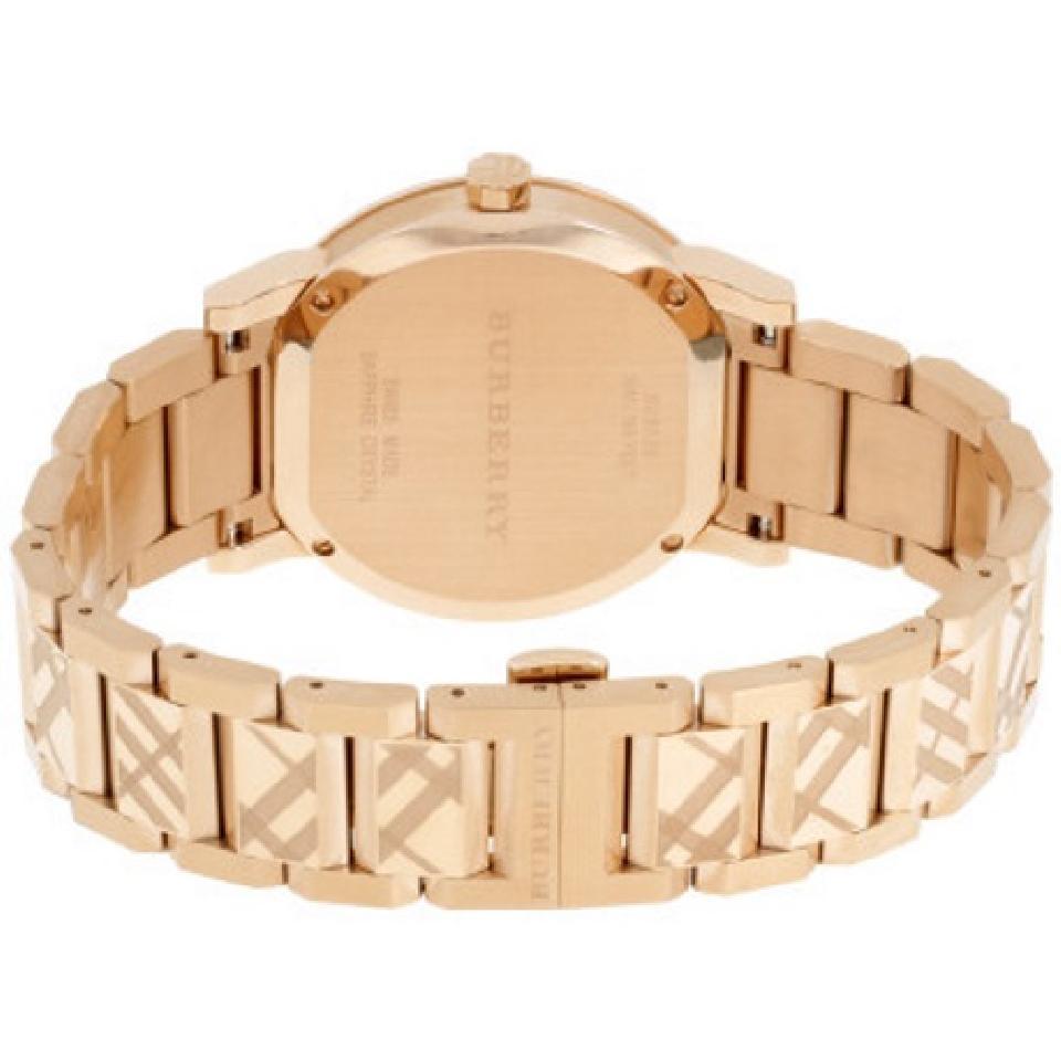 Burberry The City Rose Gold Dial Rose Gold Steel Strap Watch for Women - BU9146 Buy Now By Burberry