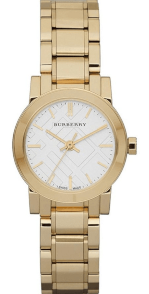Burberry The City White Dial Gold Steel Strap Watch for Women - BU9103 Buy Now By Burberry
