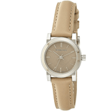 Burberry The City Beige Dial Beige Leather Strap Watch for Women - BU9207 Buy Now By Burberry