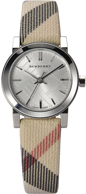 Burberry The City Nova Silver Dial Brown Leather Strap Watch for Women - BU9212 Buy Now By Burberry