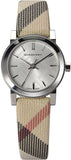 Burberry The City Nova Silver Dial Brown Leather Strap Watch for Women - BU9212 Buy Now By Burberry