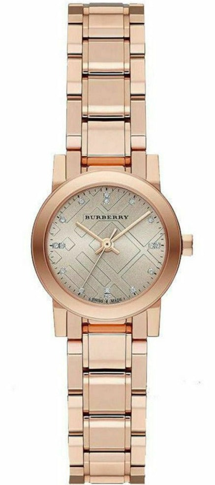 Burberry Heritage Rose Gold Dial Rose Gold Steel Strap Watch for Women - BU9215 Buy Now By Burberry