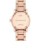 Burberry The City Diamonds Rose Dial Rose Gold Steel Strap Watch for Women - BU9225 Buy Now By Burberry