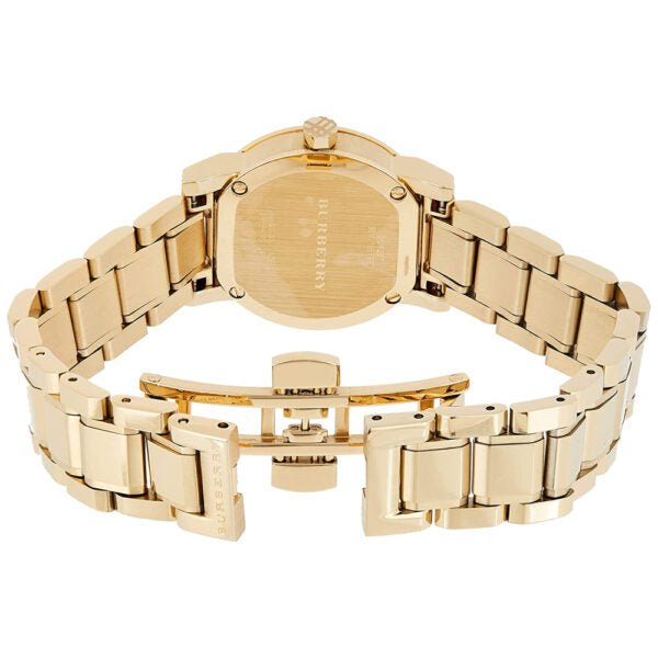 Burberry The City Gold Dial Gold Steel Strap Watch for Women - BU9227 Buy Now By Burberry