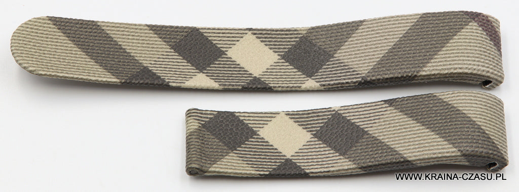 Burberry Nova Check Silver Dial Two Tone Leather Strap Watch For Women - BU9404 Buy Now By Burberry