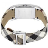 Burberry Nova Check Silver Dial Two Tone Leather Strap Watch For Women - BU9404 Buy Now By Burberry