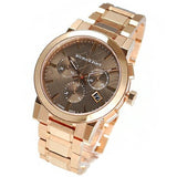 Burberry The City Grey Dial Rose Gold Steel Strap Unisex Watch - BU9754 Buy Now By Burberry