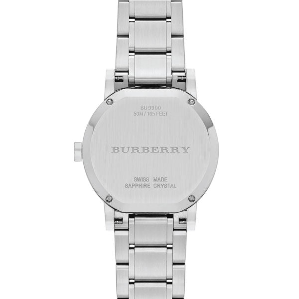 Burberry The City Silver Dial Silver Steel Strap Watch for Men - BU9900 Buy Now By Burberry