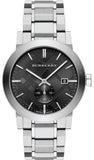 Burberry The City Black Dial Silver Steel Strap Watch for Men - BU9901 Buy Now By Burberry