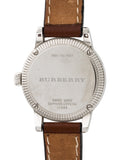 Burberry Utilitarian White Dial Brown Leather Strap Watch for Women - BU7848 Buy Now By Burberry