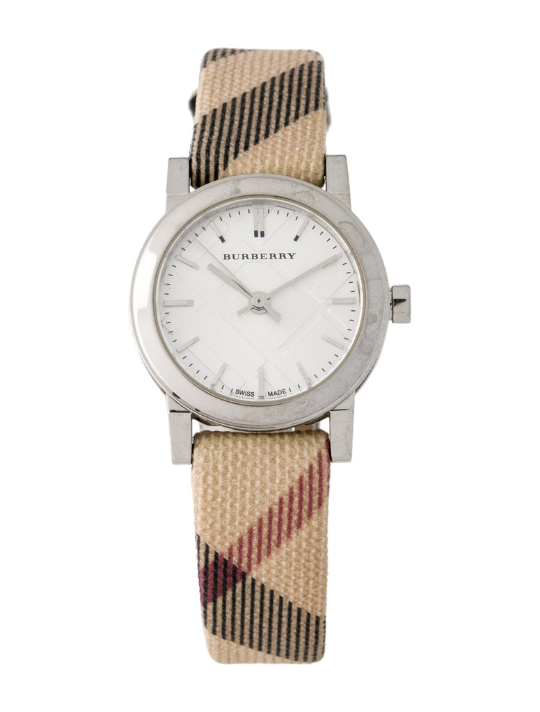 Burberry The City Nova Silver Dial Brown Leather Strap Watch for Women - BU9212 Buy Now By Burberry